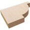 Ekena Millwork 2in. W x 8in. H x 12in. L Alpine Woodgrain TimberThane Rafter Tail, Primed Tan RFTUR02X08X12ALPRCPR - alternate 5